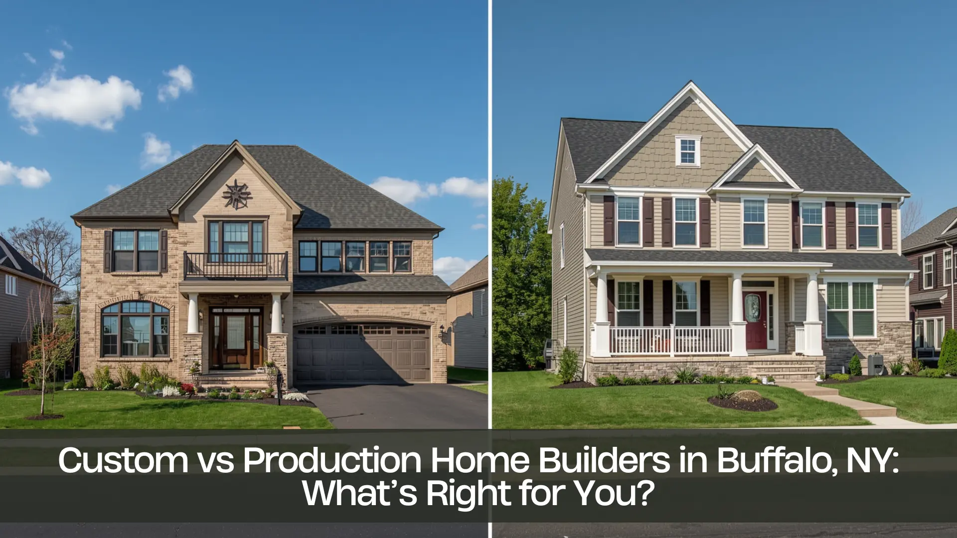 Custom vs Production Home Builders in Buffalo, NY What’s Right for You
